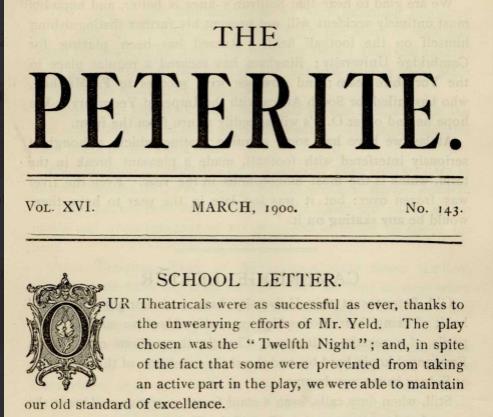 1900-1999 The Peterite Logo