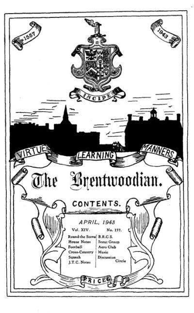 The Brentwoodian 1940s Logo