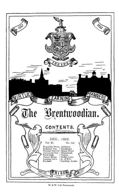 The Brentwoodian 1930s Logo