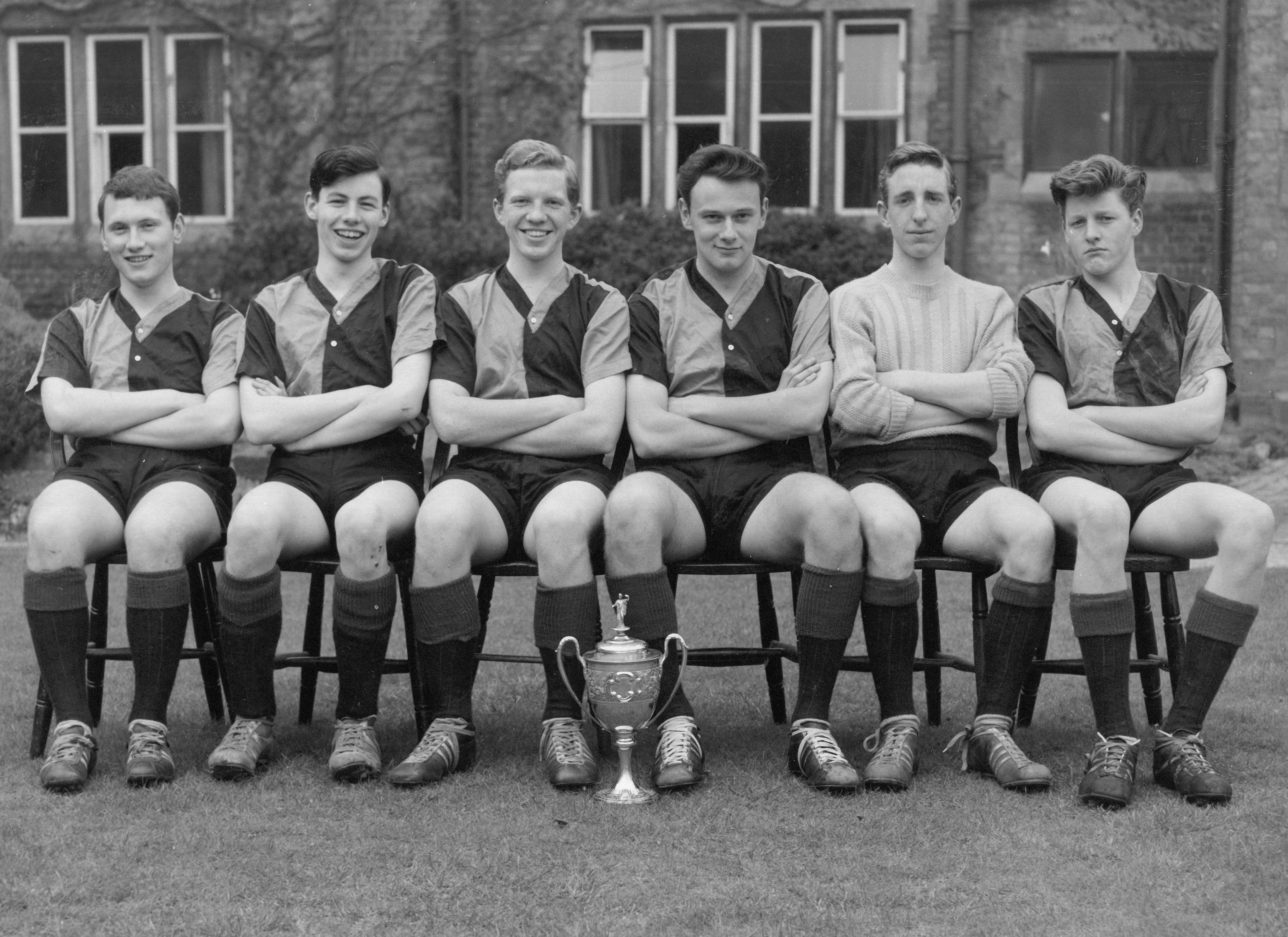 1960s School House Football Logo