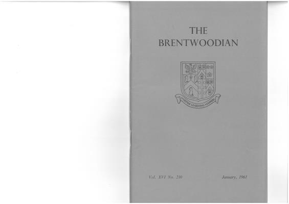 The Brentwoodian 1960s Logo