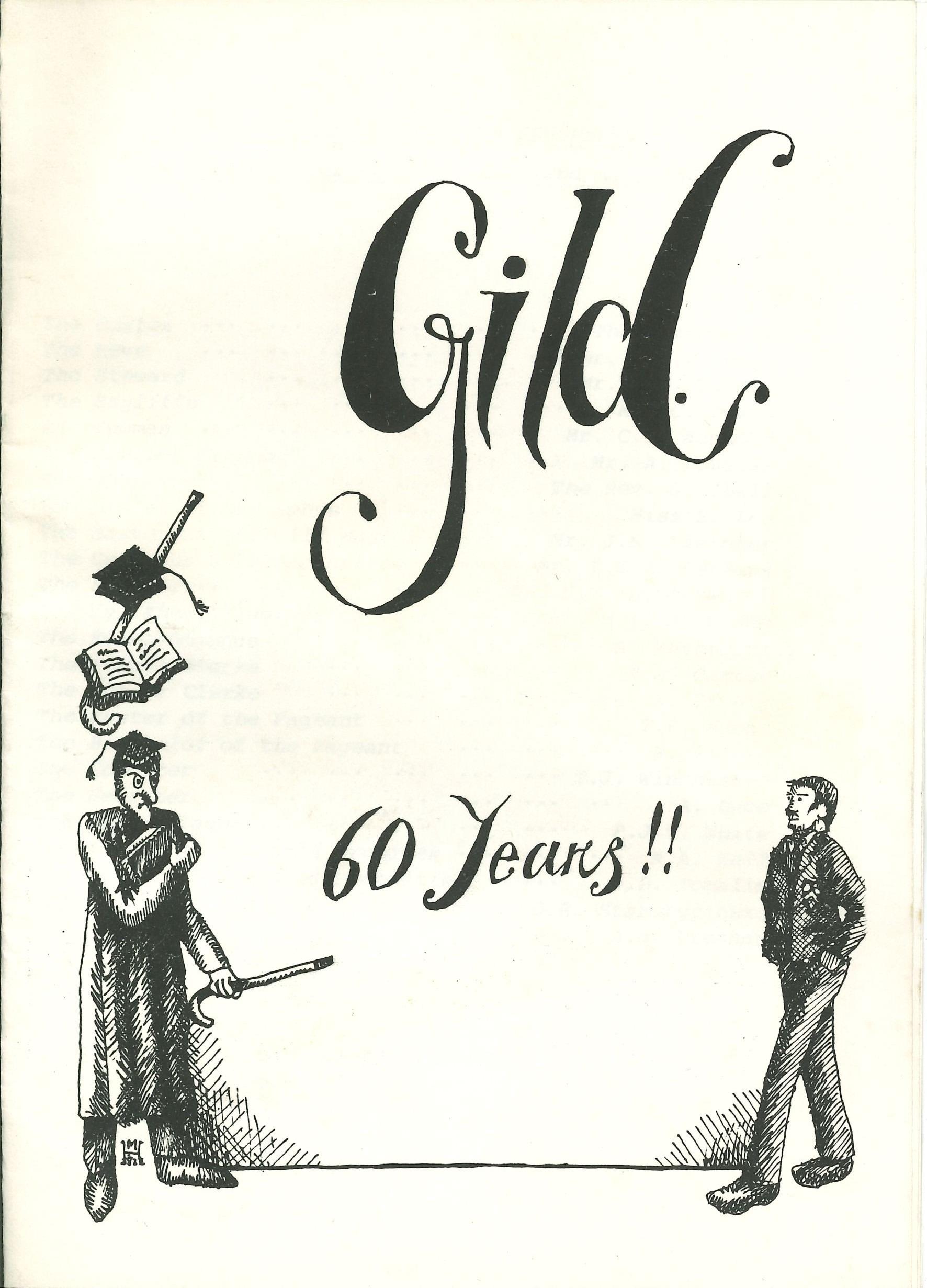 1982 The Gild 60 Years Jubilee Logo