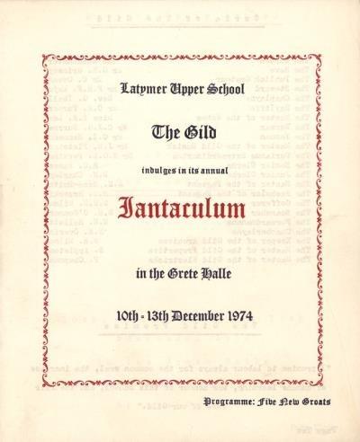 1974 Jantaculum Logo