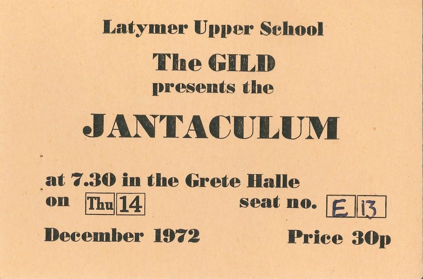 1972 Jantaculum and Jubilee Feste Logo