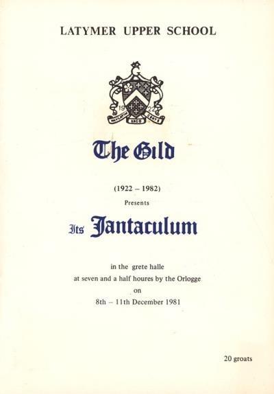 1981 Jantaculum Logo