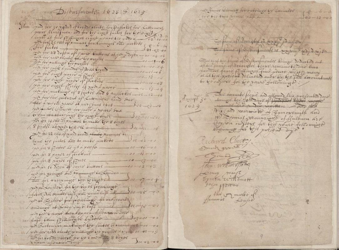 Minutes and Accounts Books from pre 1895 Logo