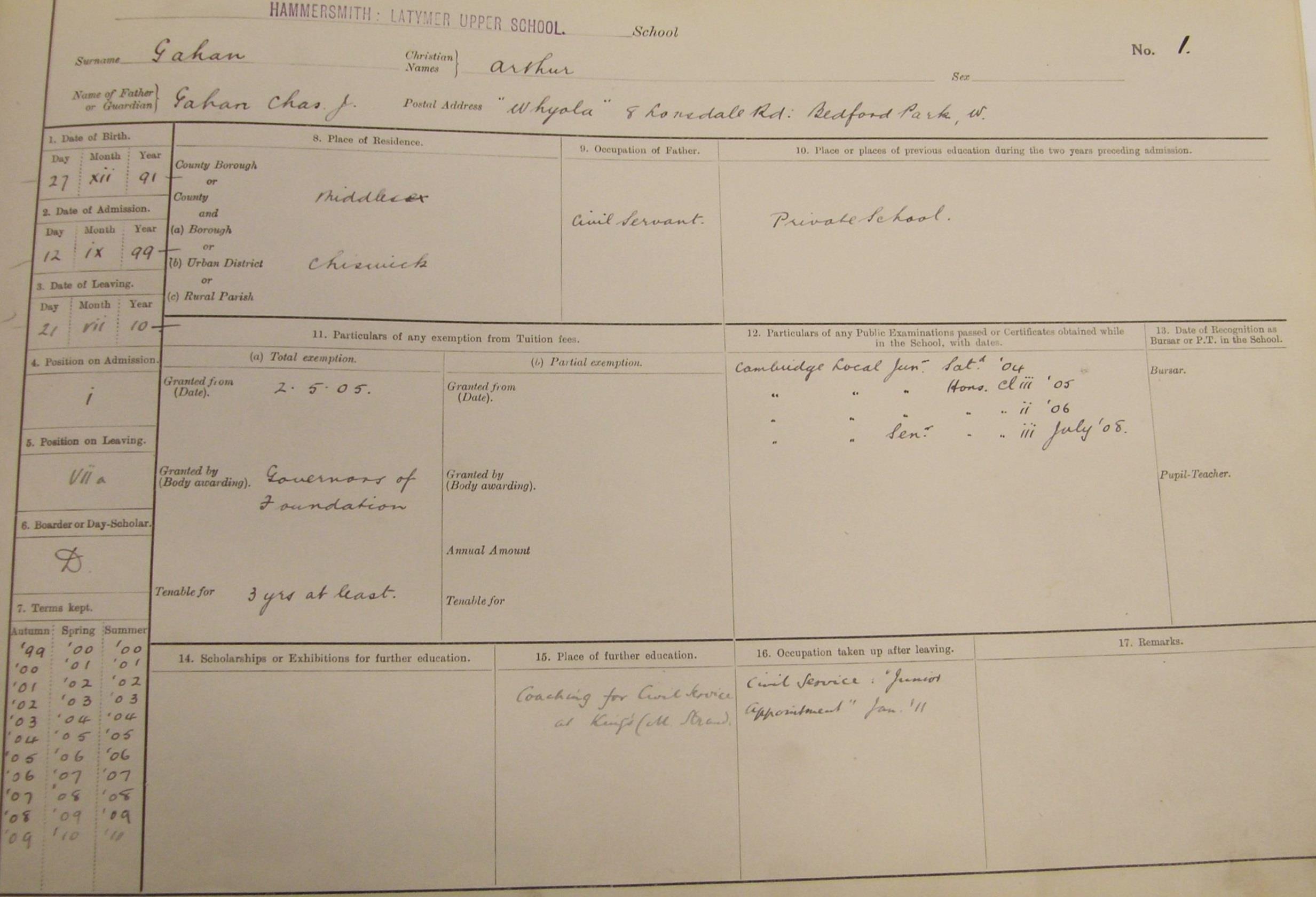 Digitised Admission Records Logo