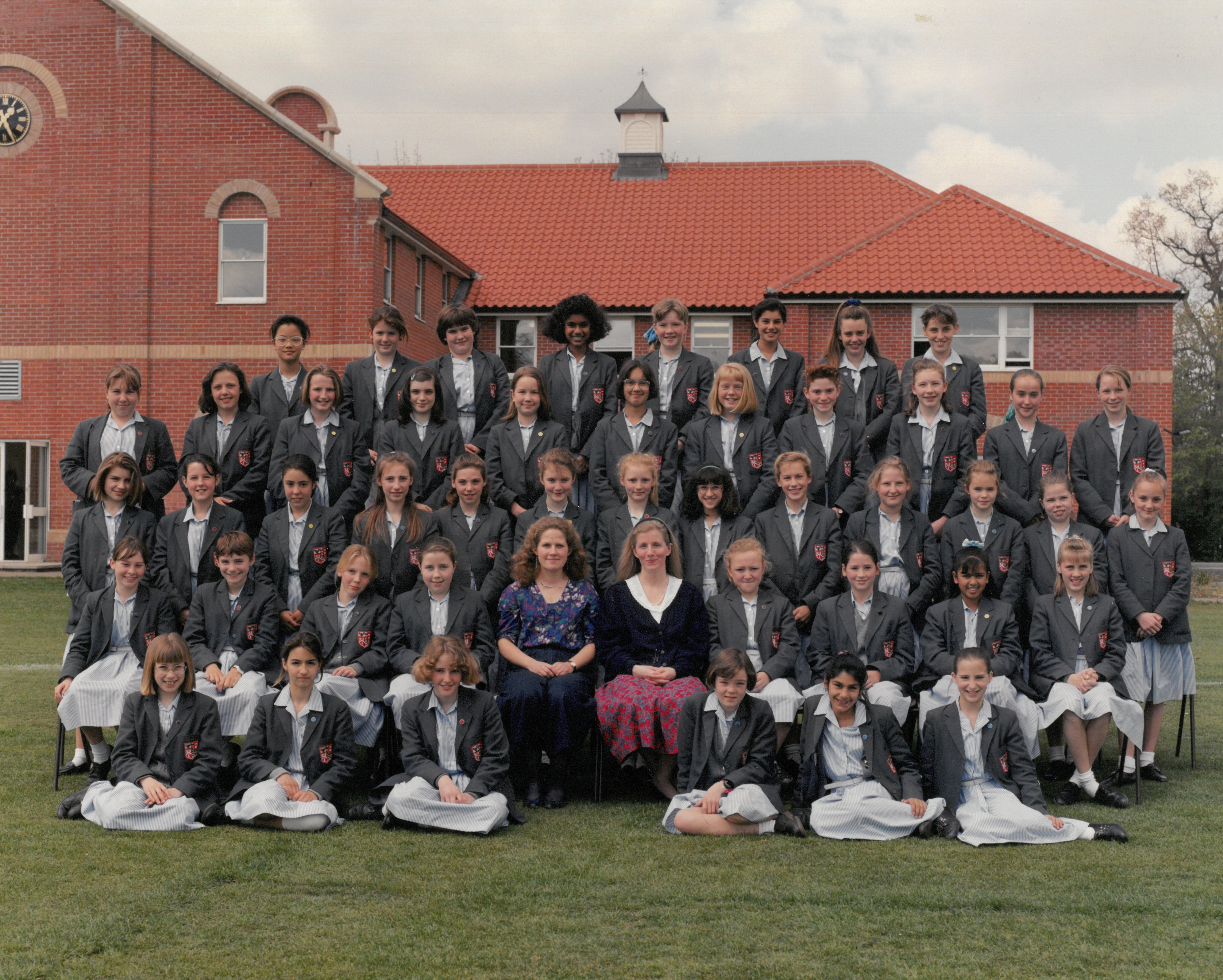 1990s Girls School Logo