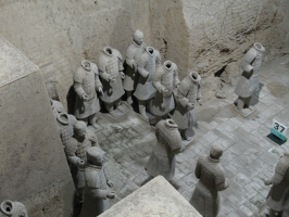 Chinese Soldiers in Waiting