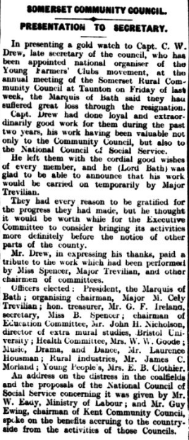 1928 - Departure of Capt. Drew 