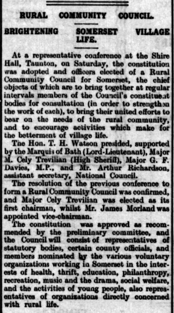 1926  - Adoption of Constitution