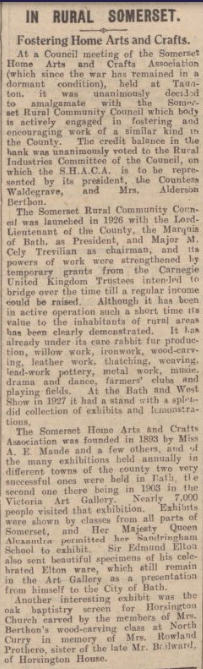 1928 - Amalgamation