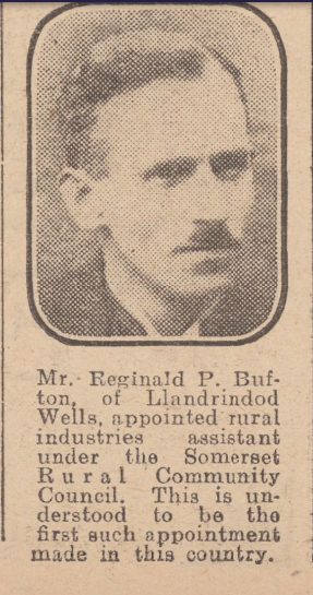 1928 - Appointment of Rural Industries Assistant