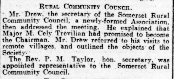 1926 - Council Formation Update