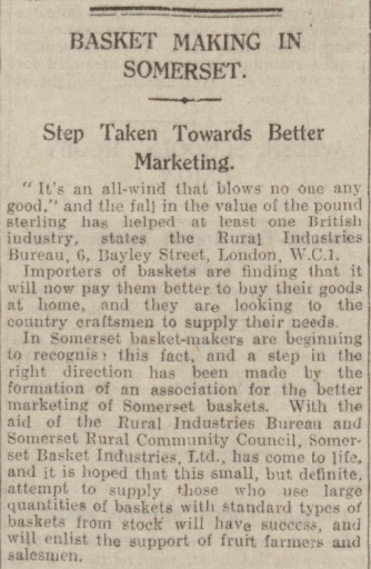 1932 - Somerset Baskets