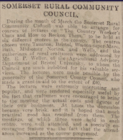 1927 - The Country Worker's Costs