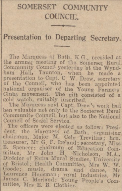 1928 - Presentation to Departing Secretary