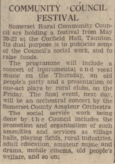 1948 - Community Council Festival