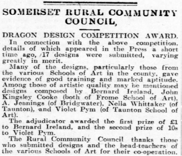 1927 - Dragon Design Competition